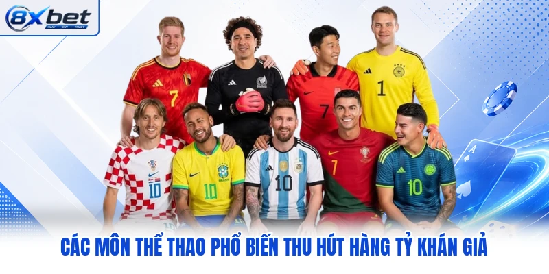 C ác môn thể thao phổ biến thu hút hàng tỷ khán giả C ác môn thể thao phổ biến thu hút hàng tỷ khán giả